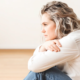 thoughtful woman feeling shame